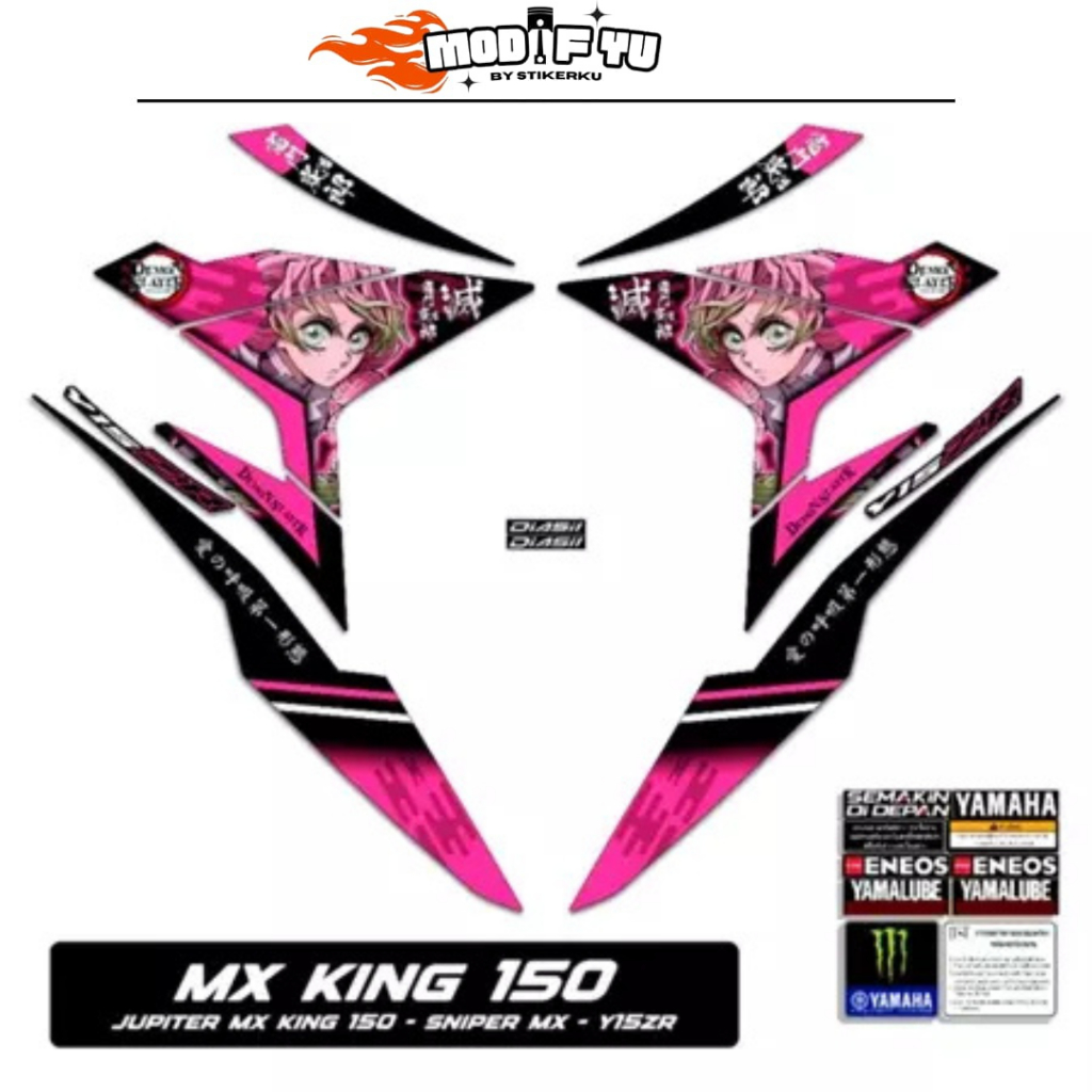 STRIPING MX KING 150 MOTIF Y15ZR ANIME 14 / YAMAHA SNIPER 150 MXi / STICKER MX KING / STIKER MX KING