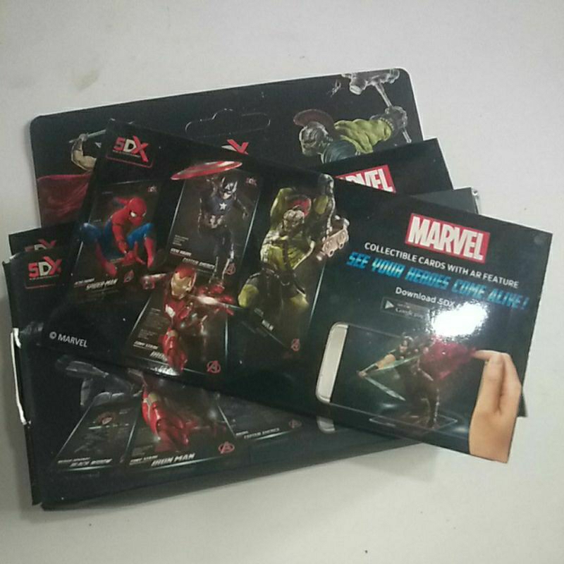 kartu marvel 5 Dx - trading card game marvel