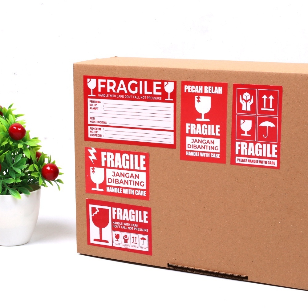 

Stiker Fragile | Stiker Fragile Murah | Chromo Ukuran 8x5CM