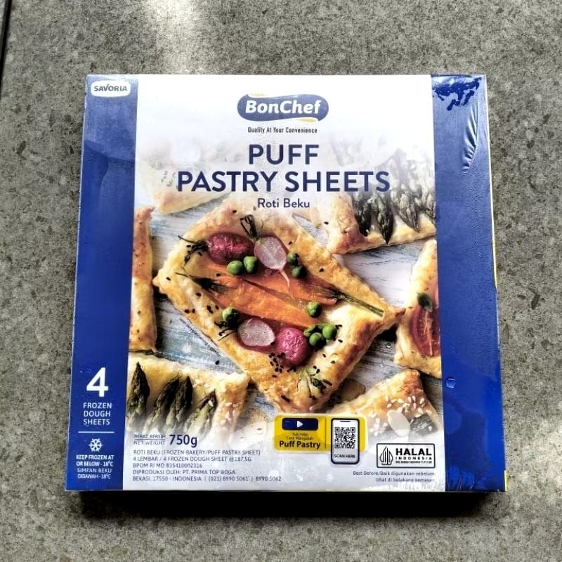 

Roti beku/ Puff pastry sheets 750gr by Bonchef