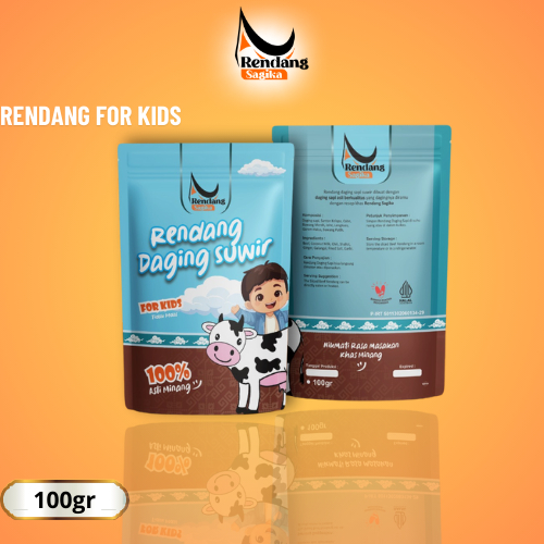 

RENDANG SAGIKA - Rendang Sapi Suwir For Kids Tidak pedas Rendang Minang Padang Rendang Daging anak