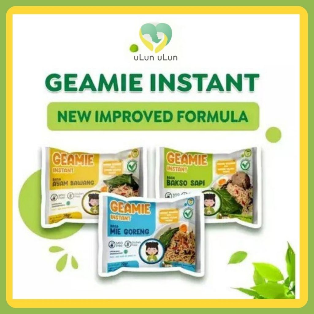 

Ulun Ulun Geamie Mie Instant Gluten Free Non MSG