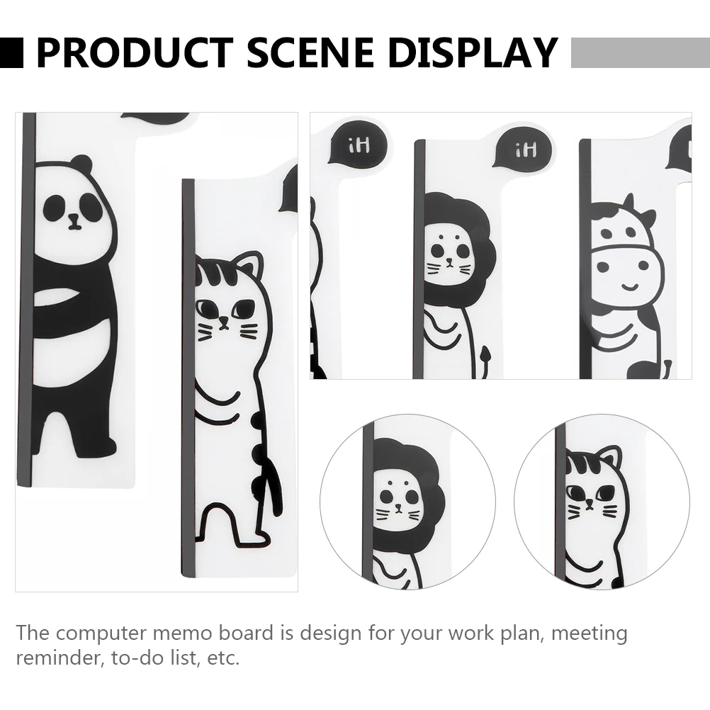 

Ay00! Acrylic Planner Memo Note Pad Monitor Komputer To Do List