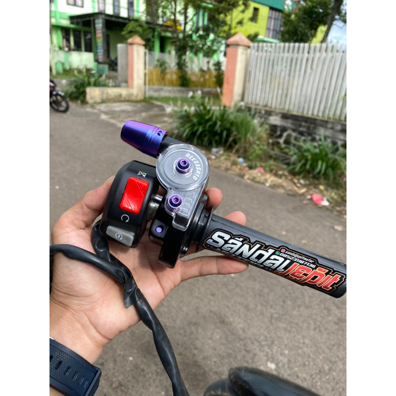 GAS SPONTAN ACCOSSATO SET BAUT TITANIUM GAS KONTAN SPONTAN ACCOSSATO ORIGINAL MADE IN ITALY GAS SPON