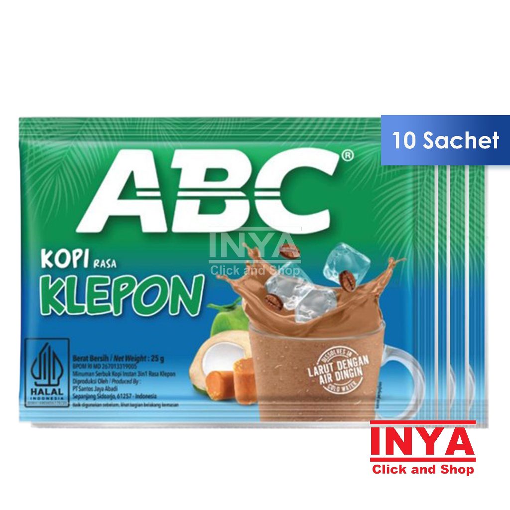 

ABC Kopi Rasa Klepon 10x25gr Renceng - Instant Coffee