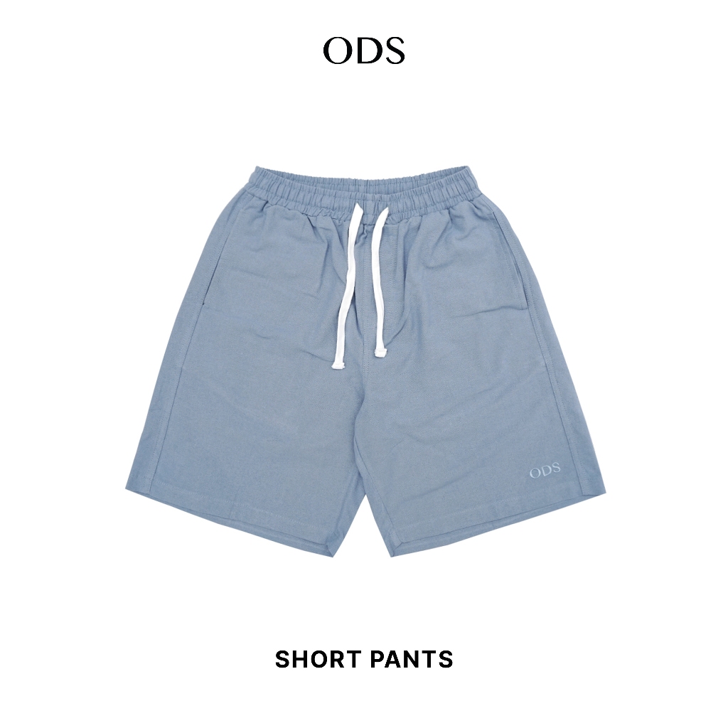 ODS Celana Pendek Linen Short Pants Biru Light Blue
