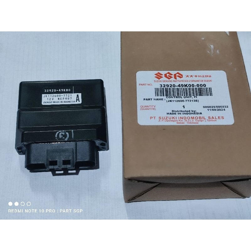 Control Unit CDI Suzuki Nex 2 Original SGP 32920-49K00-000