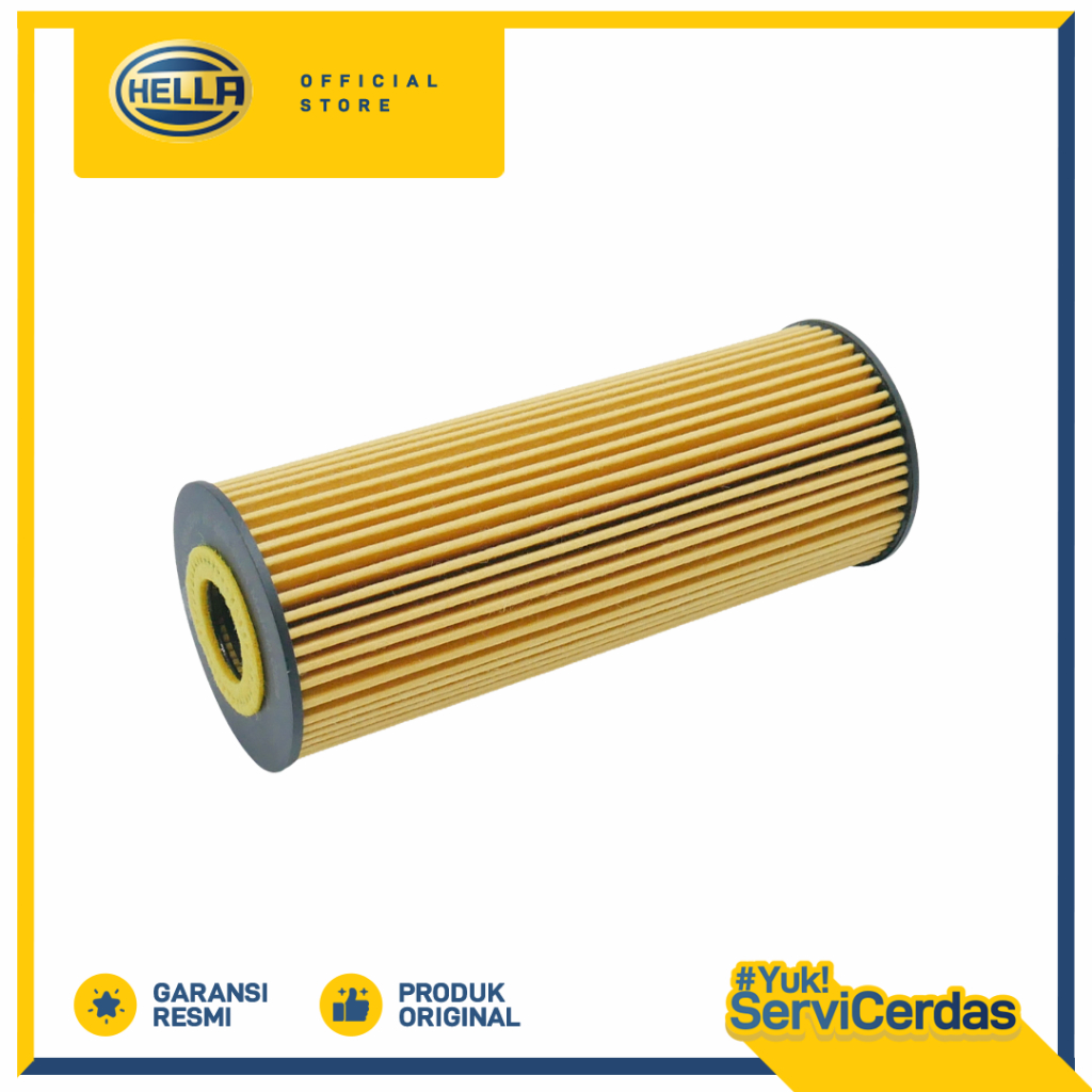 Filter Oli Mercedes Benz W202 W203 C200 W124 M111 - Oil Filter Hella