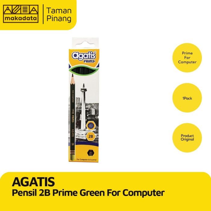 

AGATIS PENCIL / PENSIL 2B PRIME GREEN FOR COMPUTER / PENSIL AGATIS PRIME GREEN FOR COMPUTER (1PAK)