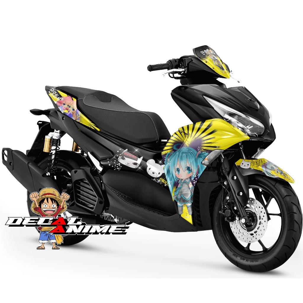 [Decal Anime] Stiker Aerox Full body Decal Aerox 155 NVX OLD NEW AEROX Anime Chibi