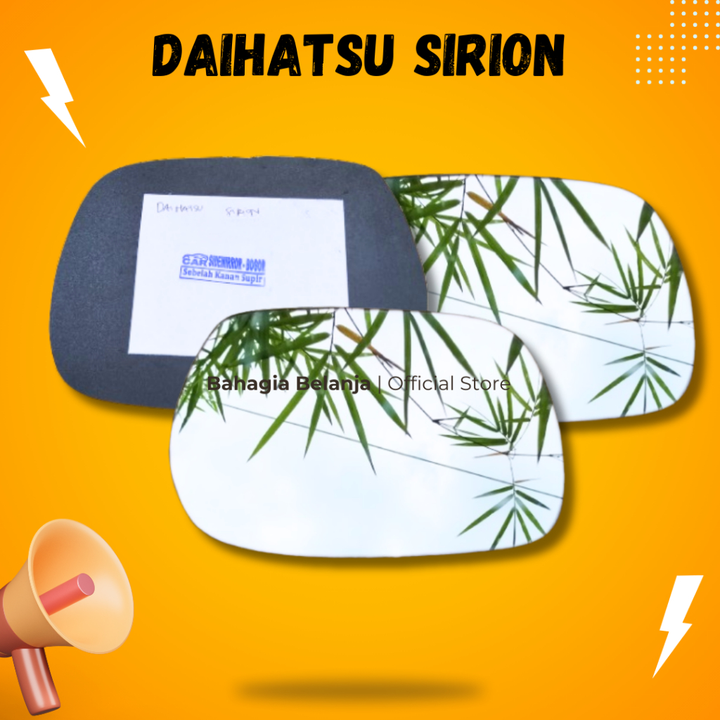 Kaca Spion Daihatsu Sirion 2005 - 2009 (2005 2006 2007 2008 2009) Kaca Saja