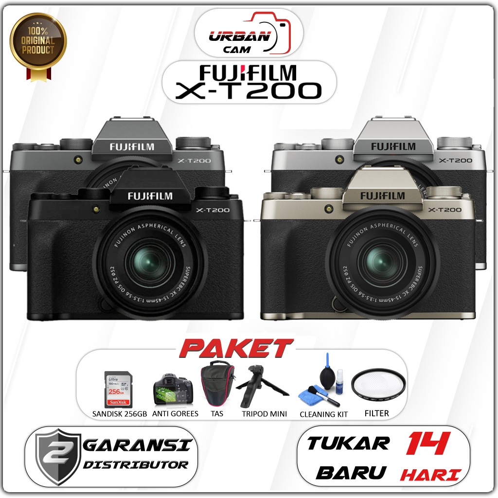 FUJIFILM X-T200 KIT XC 15-45MM / FUJIFILM XT200 / FUJIFILM X T200 / FUJIFILM X-T200 BODY