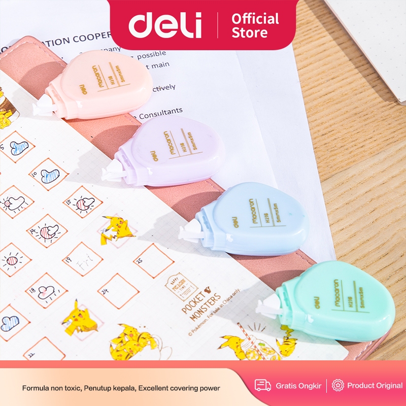 

Deli Pita Koreksi / Correction Tape 5mm*5m EH21606