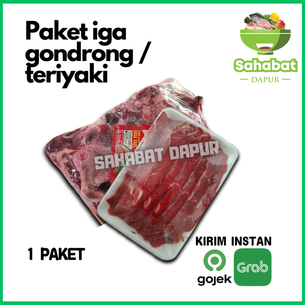 

Paket Iga Gondrong + Slice Teriyaki