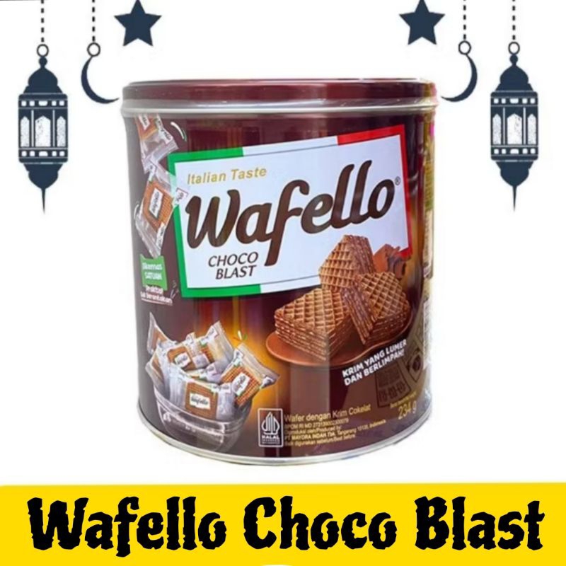 

Roma Wafello Choco Blast Kemasan Kaleng