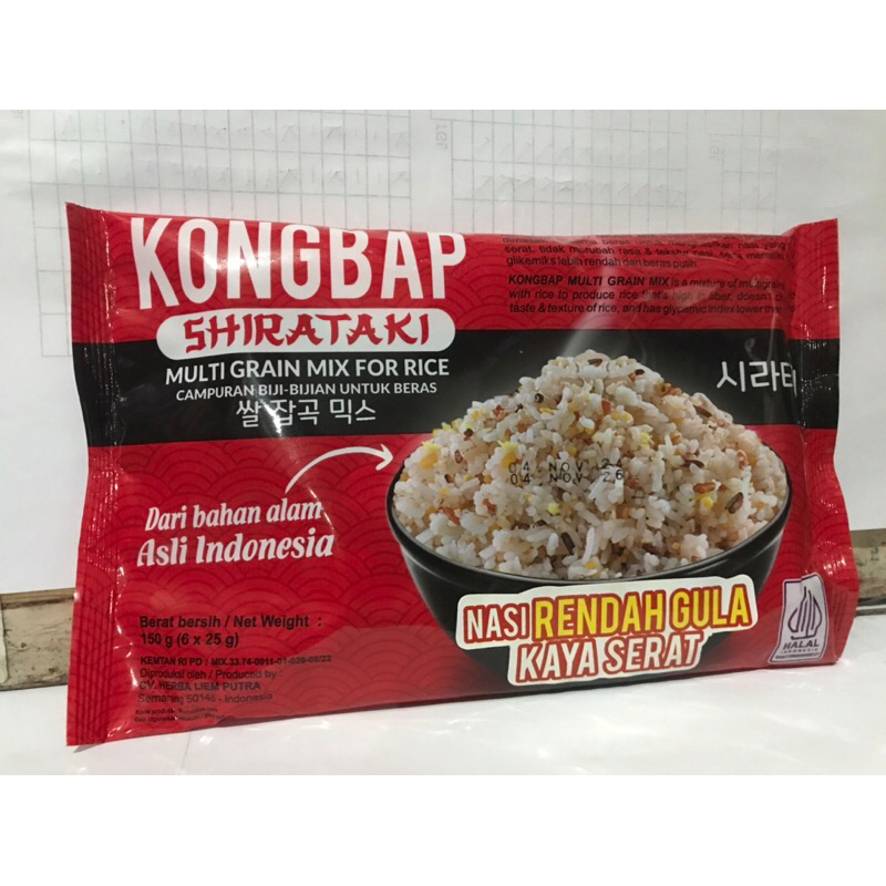

Kongbap multi grain mix shirataki