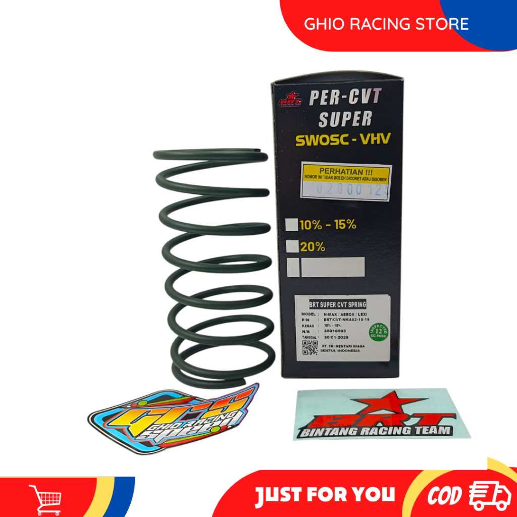 PER CVT NMAX OLD BRT SPRING CVT BRT NMAX AEROX LEXI MIO M3 MIO S MIO Z FINO 125 ALL NEW SOUL GT
