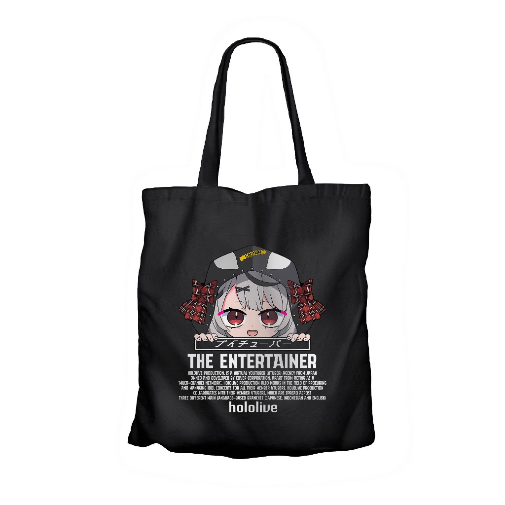 Tote bag infinite anime vtuberSAKAMATA CHLOE PEEKER ALT-HOLOLIVEmaterial canvas
