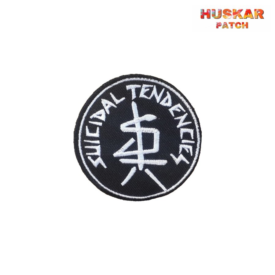 Patch Bordir Emblem Bordir Band Suicidal Tendencies Aksesoris Patch Band Rock Metal Punk