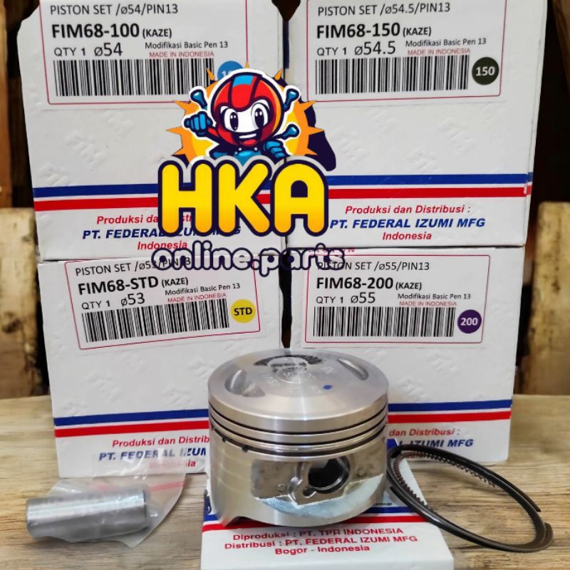 FIM Piston Kit Set KAZE STD/50/100/150/200 FIM68 FIM 68 Original