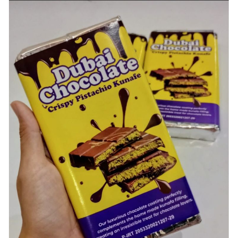 

Cokelat Dubai Crispy Pistachio Kunafe