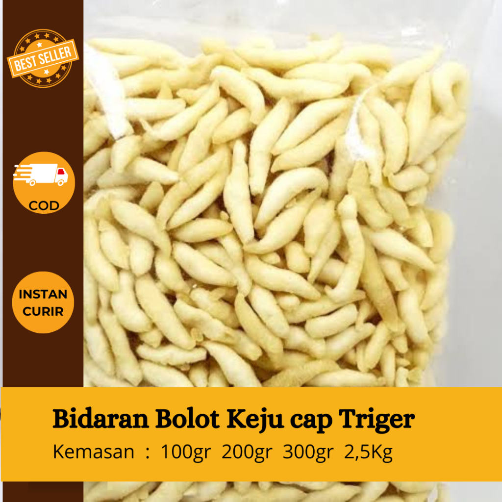 

Bidaran Boloat Keju Cap Trigger 200gr