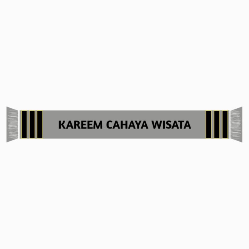 custom syal umroh dan haji - syal premium - syal rajut
