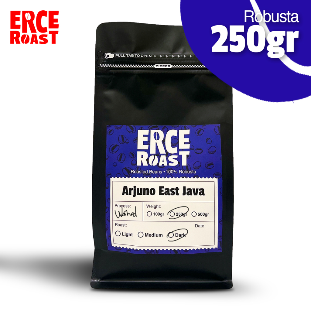 

Kopi Robusta Lereng Arjuno Roast Beans 250 gram