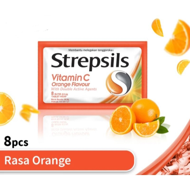 

strepsils orange 1 pack vitamin C