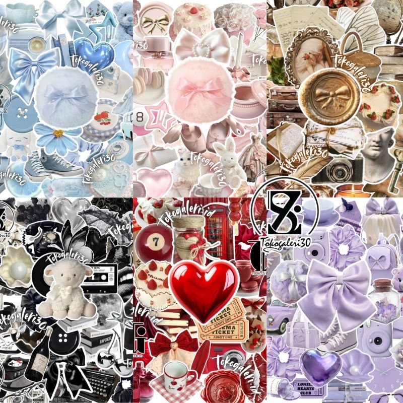 

50 PCS STIKER AESTHETIC MURAH STIKER VINTAGE MURAH ANTI AIR STIKER TUMBLR SUDAH CUTTING UNTUK TUMBRL CASING NOTEBOOK JURNAL LAPTOP DLL