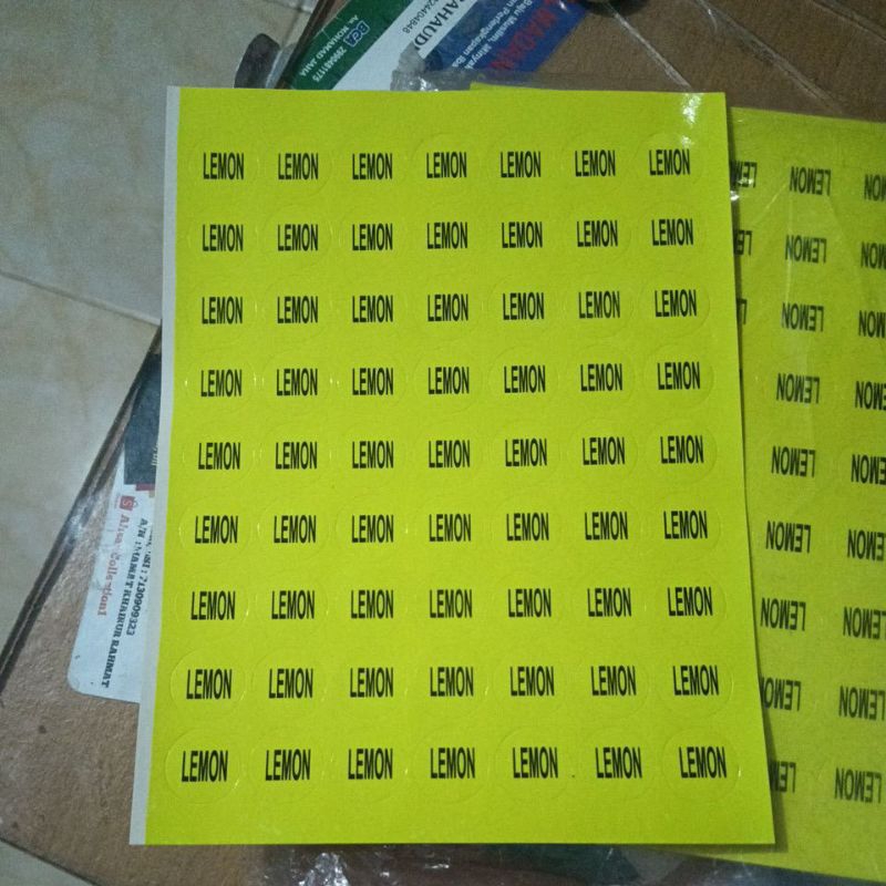 

stiker bulat diameter 1,5 cm