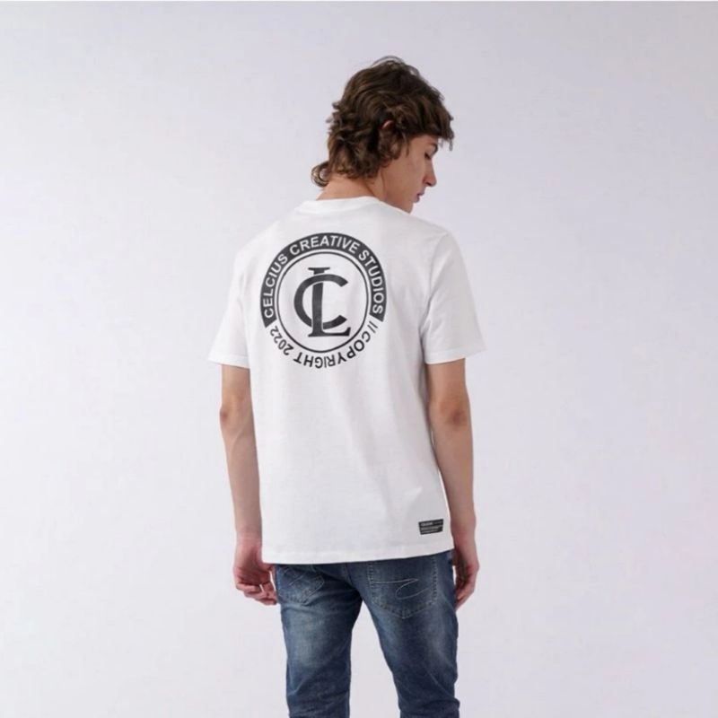 Celcius Creative Studios T-shirt Distro Putih Kaos Pria Wanita