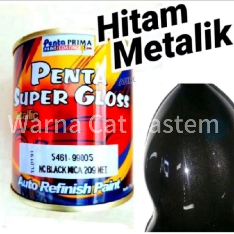 Cat Penta Super Gloss Black Mica 209 Met 5461-99005 Hitam Metalik