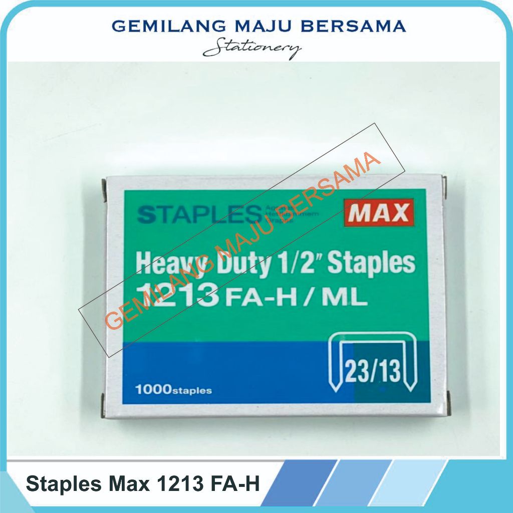 

Isi Staples Max 1213 FA-H ( HARGA PER =1 PCS)