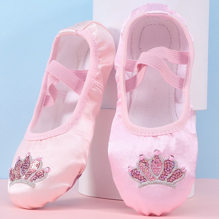 Miliki  MrGabor Sepatu balet pita mahkota manik premium  ballerina shoes