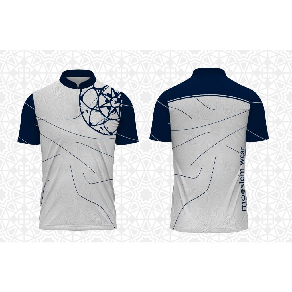 Ulaa - Baju Koko Muslim / Jersey Koko Printing Premium - Koko Resleting 02