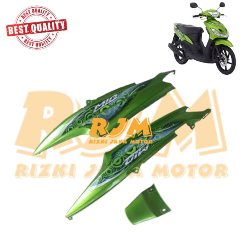 BODY BELAKANG MIO SMILE HIJAU PLUS STRIPING