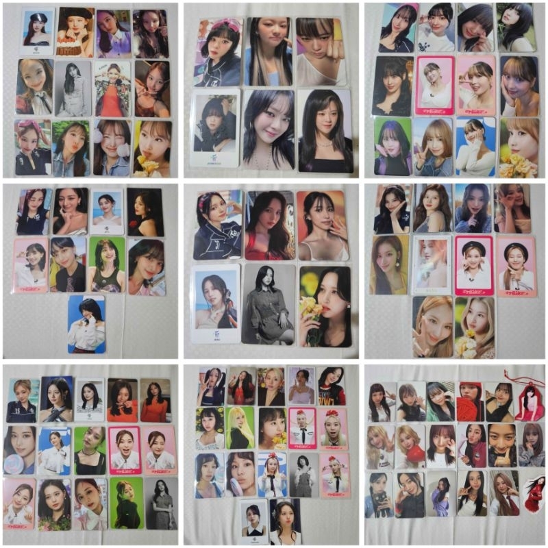 TWICE Nayeon, Jeongyeon, Momo, Sana, Jihyo, Mina, Chaeyoung, Tzuyu Photocard POB