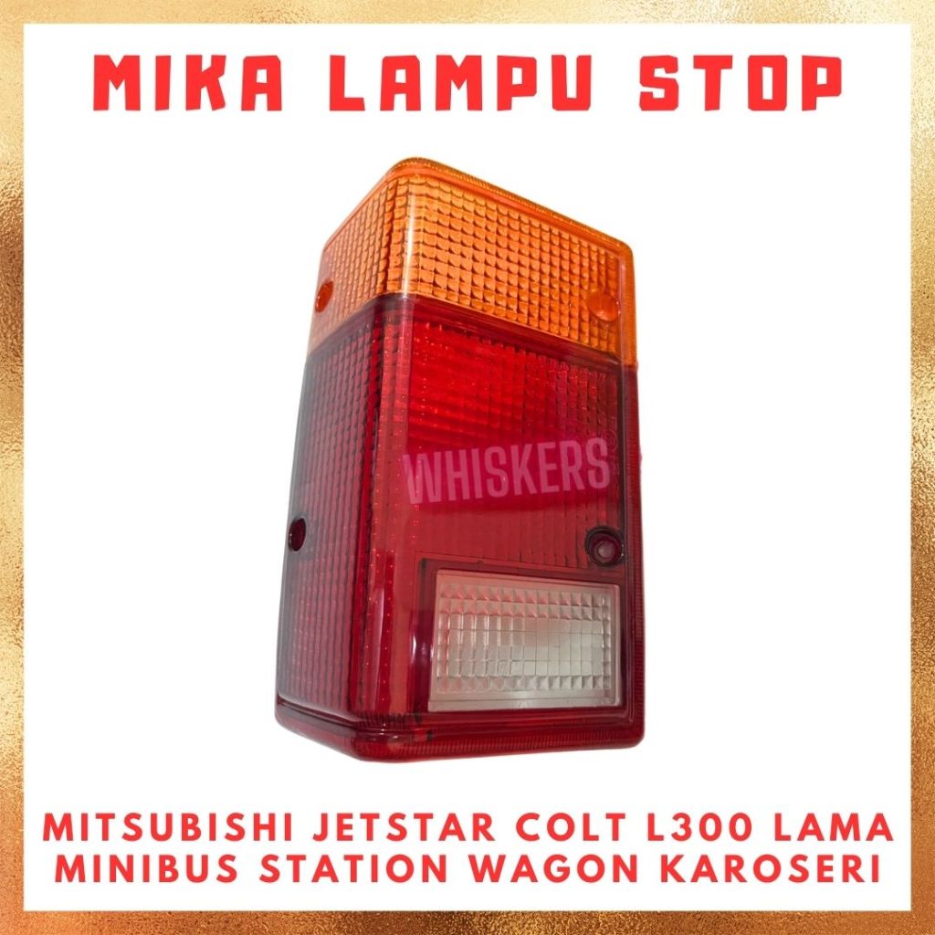 [PCS] Mika Kaca Lampu Stop Lamp Rem Sein Sen Belakang Mitsubishi Jetstar Colt L300 Old Lama Minibus 