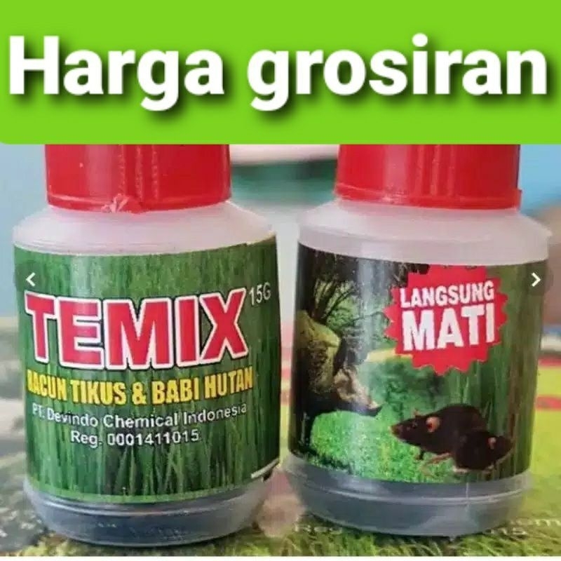 temix temix racun tikus dan babi/celeng