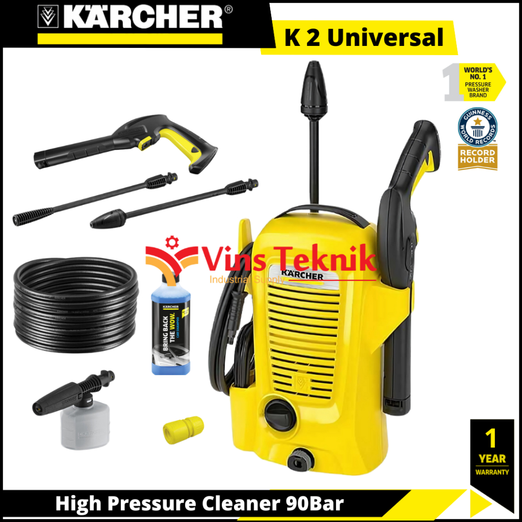 KARCHER K 2 Universal Car *ID High Pressure Cleaner Jet Cleaner Mesin Cuci Motor Mobil 90Bar K2 Univ