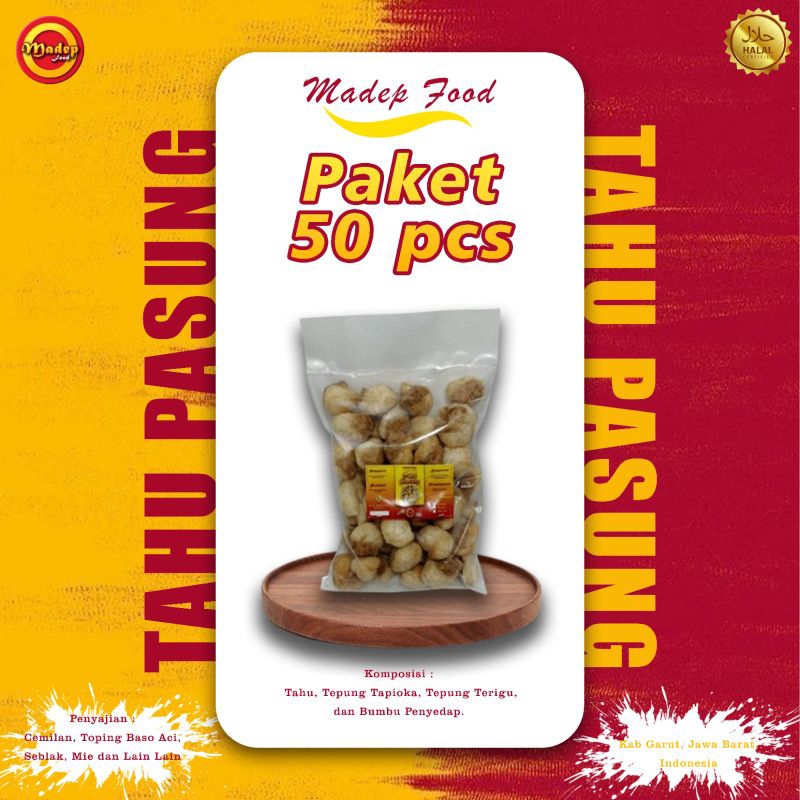 

TAHU PASUNG isi 50pcs MADEP FOOD