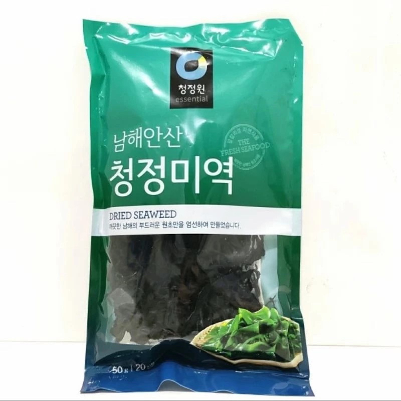 

50GR CHUNG JUNG ONE MIYEOK WAKAME RUMPUT LAUT KERING | WAKAME DRIED CUT | MAKANAN SEHAT