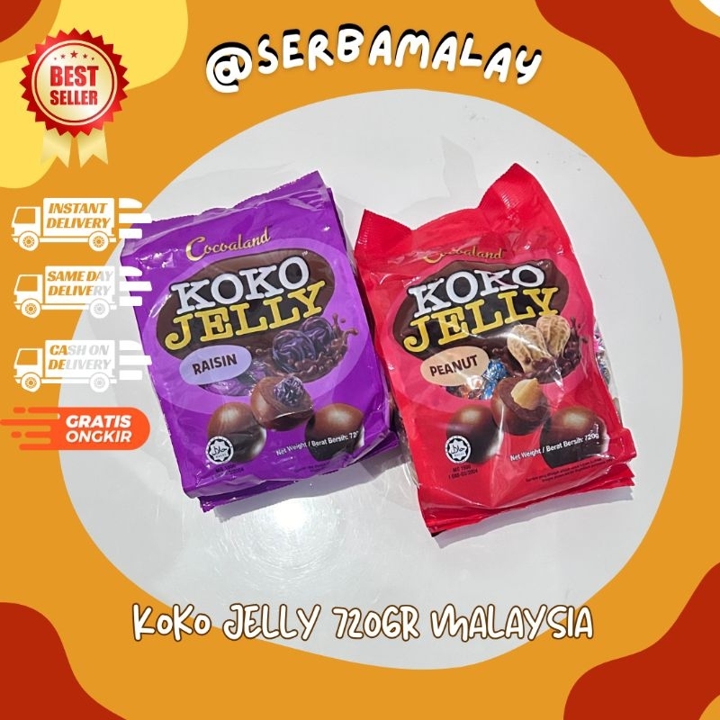 

Koko jelly Kacang Malaysia / Koko Jelly Kismis Malaysia / Koko Jelly malaysia Isi 150 Pcs