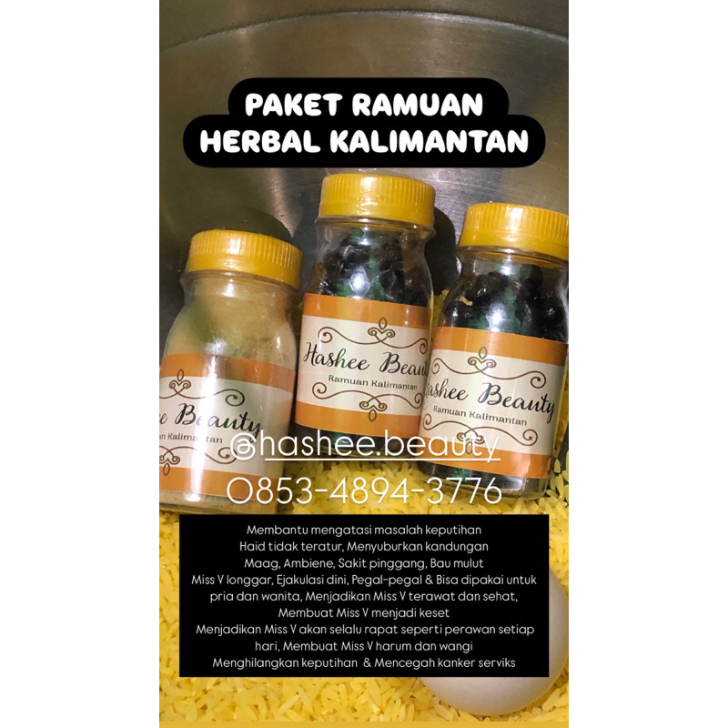 

PAKET RAMUAN HERBAL PUTRI TELAGA MERAH