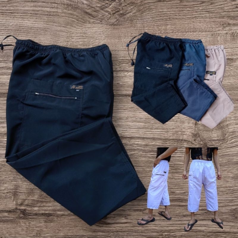 celana sontog 3/4 jumbo celana pangsi cingkrang jumbo