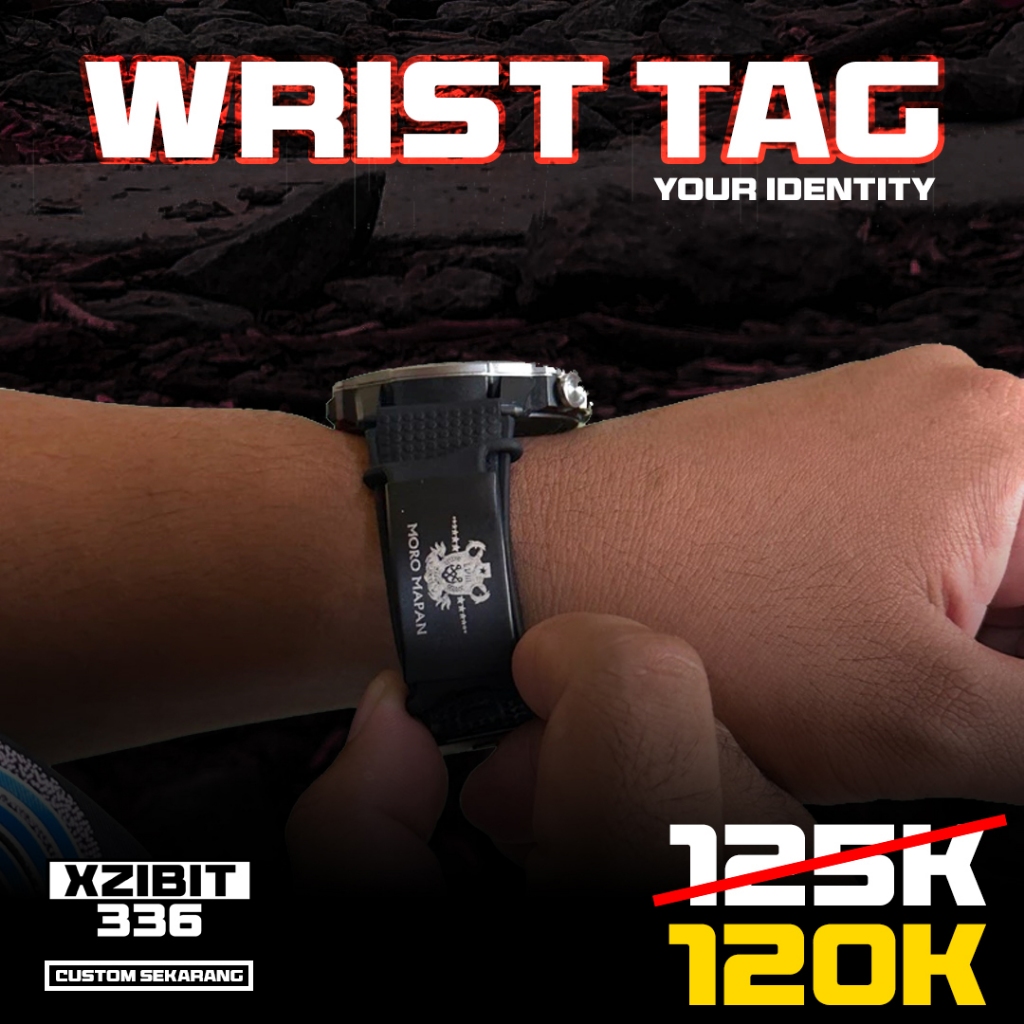 Wrist Tag / Peneng Jam untuk jam tangan custom