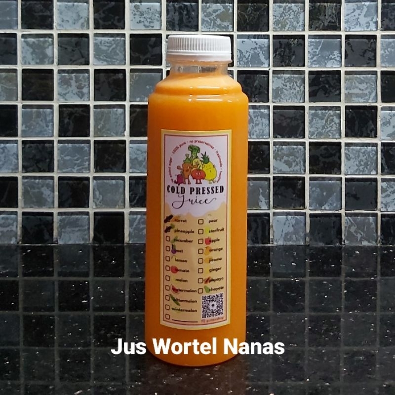 

Jus Wortel Nanas pure COLD PRESSED
