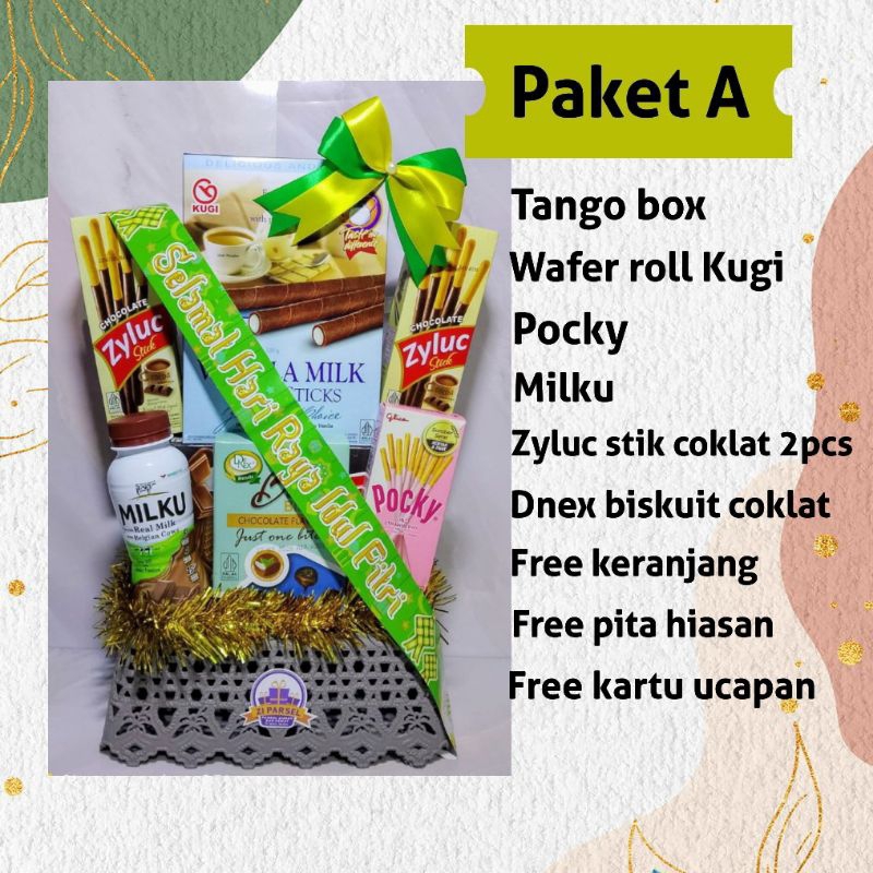 

Parsel lebaran hemat free kartu ucapan/hampers lebaran