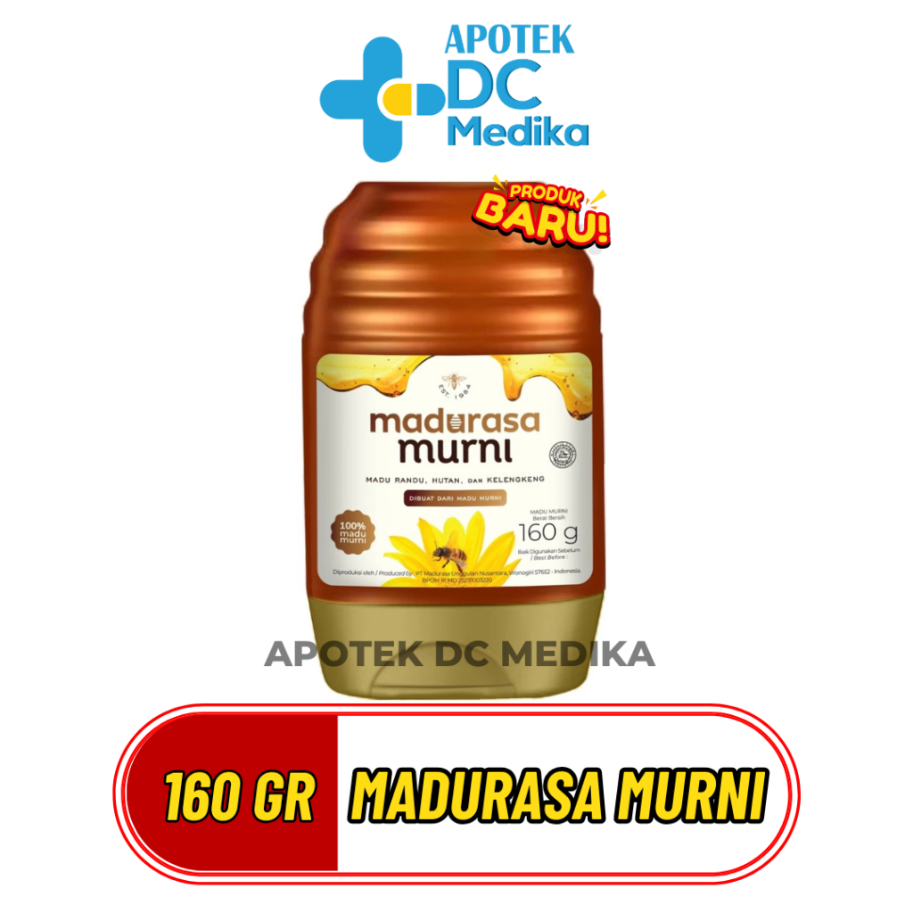 Madurasa Murni/ Madurasa/ Madu Botol/ Madu Murni/ 160 Gram/ Botol